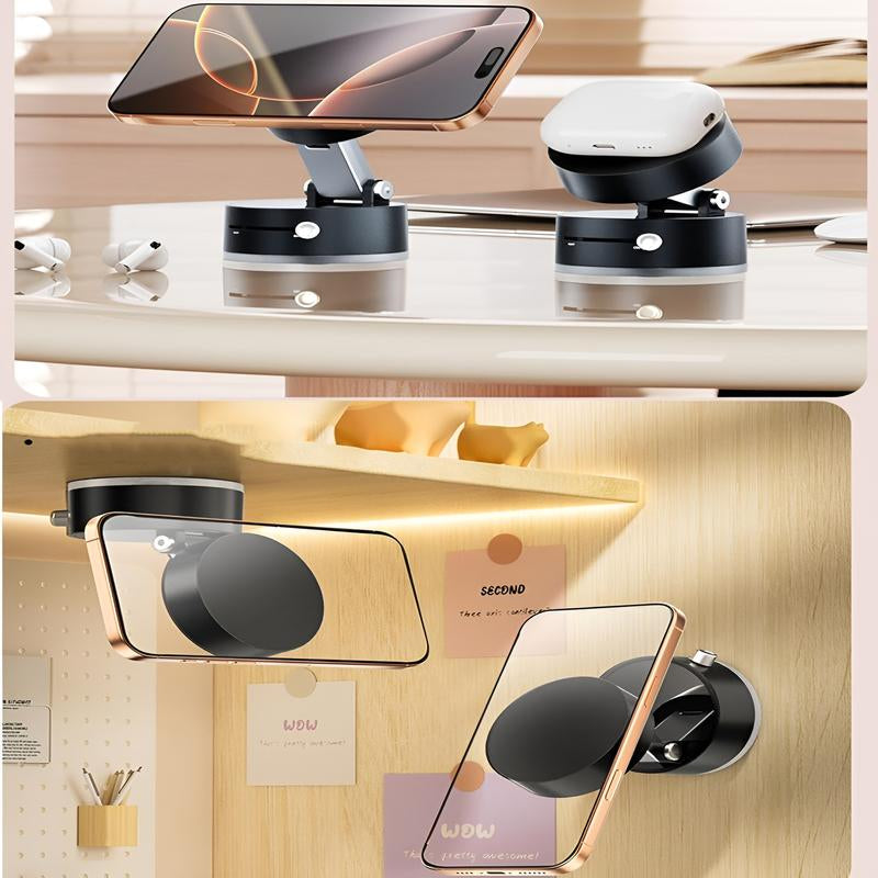 Portable Suction Cup Phone Holder Magnetic Holder for All Smartphones | Essential Accessory for Desk, Car and Travel